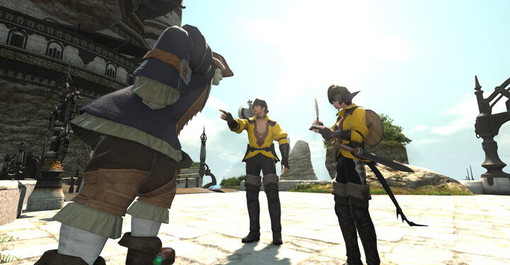 sigh... "Sir, it's illegal to urinate off the side of the decks..."